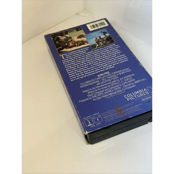 Born Free (1965, VHS 1995) Virginia McKenna Lion Lioness Zoo Open‎ Road Films - Picture 8 of 16